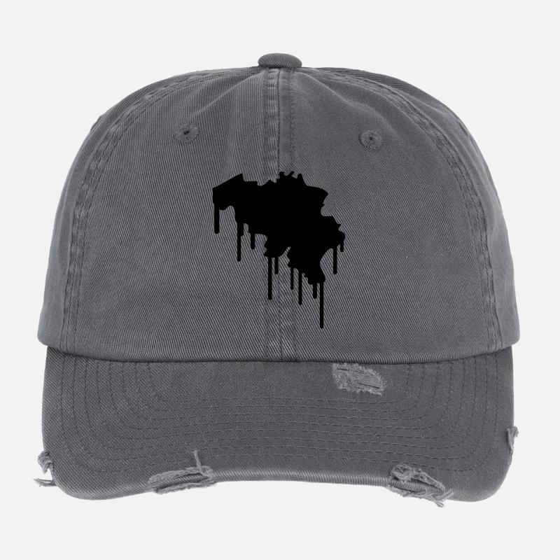 Belgium Graffiti Flexfit Vintage Destroyed Cap