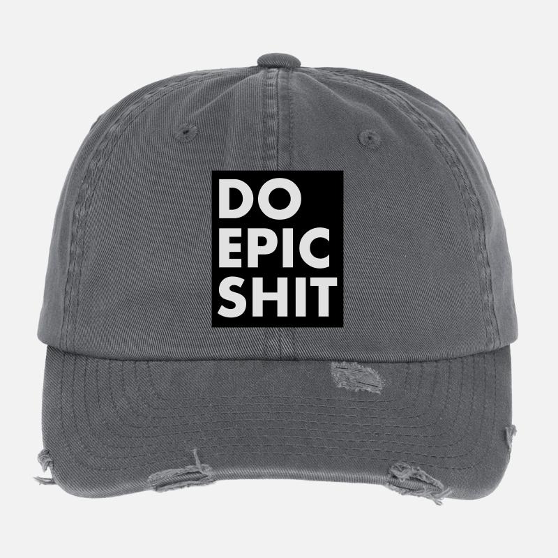 EO EPIC SHIT Flexfit Vintage Destroyed Cap