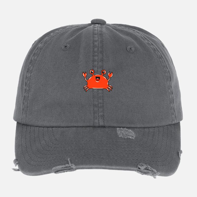 cancer Casquette vintage effet usé Flexfit