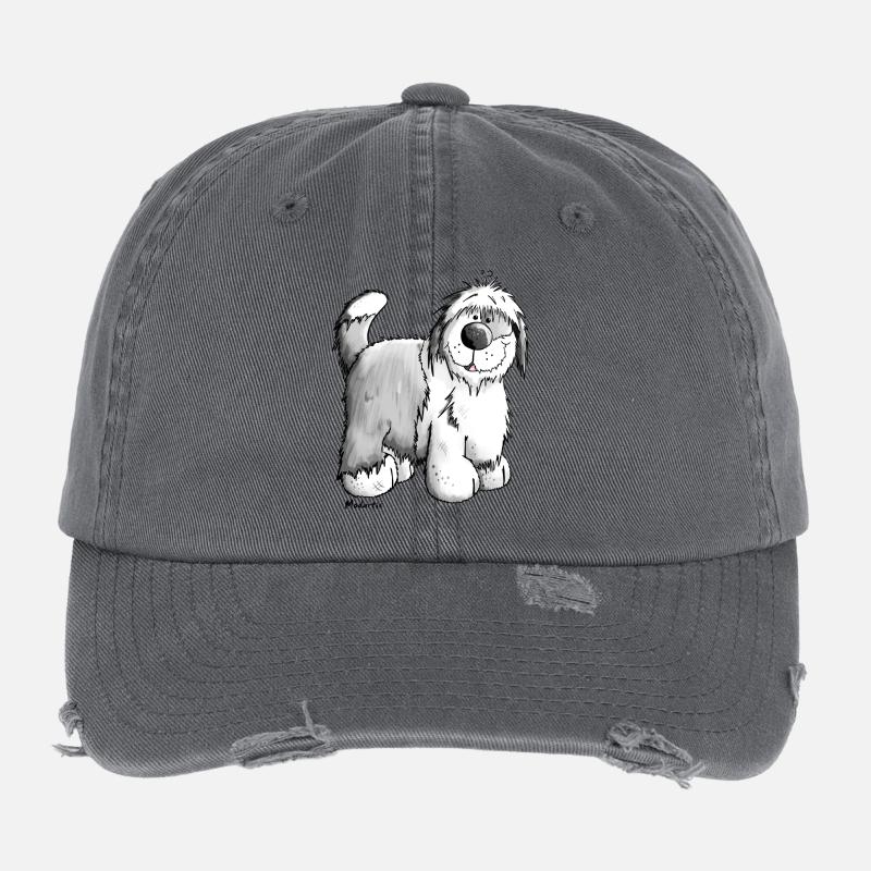 Bobby der Bobtail Flexfit Vintage Destroyed Cap
