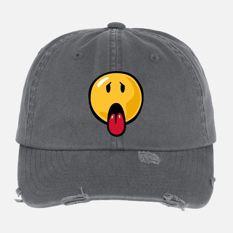 Smiley sick Flexfit Vintage Destroyed Cap