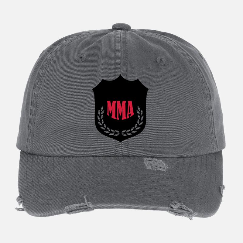 mma_02 Flexfit Vintage Destroyed Cap