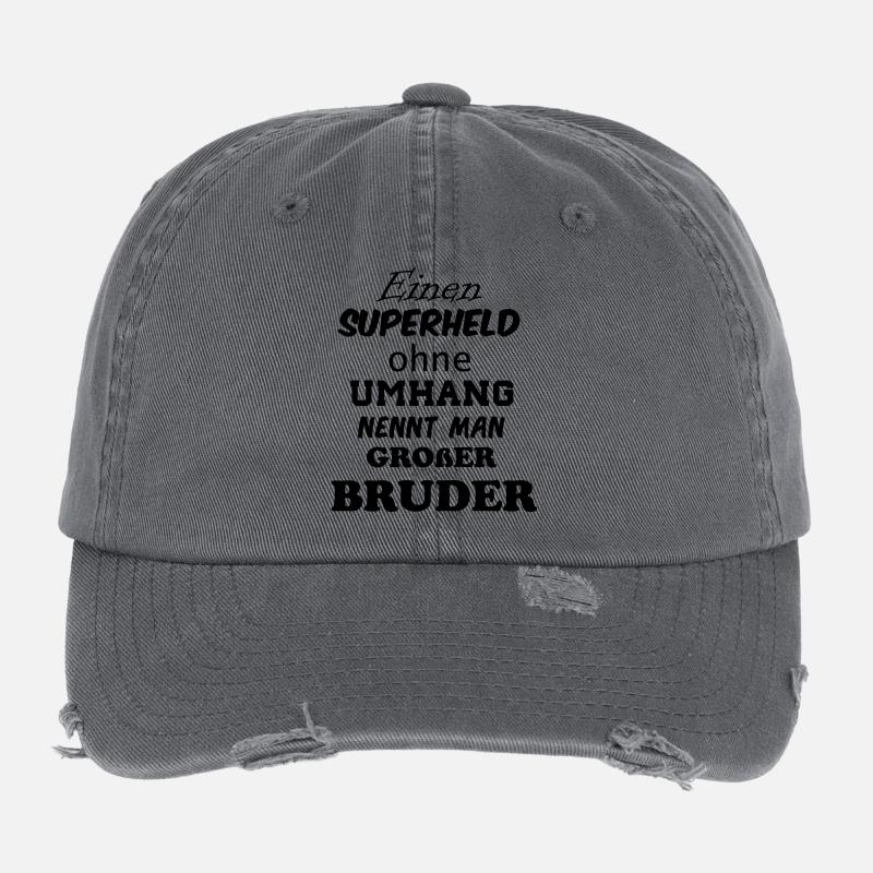 superheld_bruder Flexfit Vintage Destroyed Cap