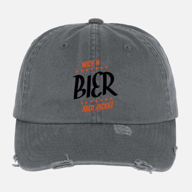 noch ein bier zackig Flexfit Vintage Destroyed Cap