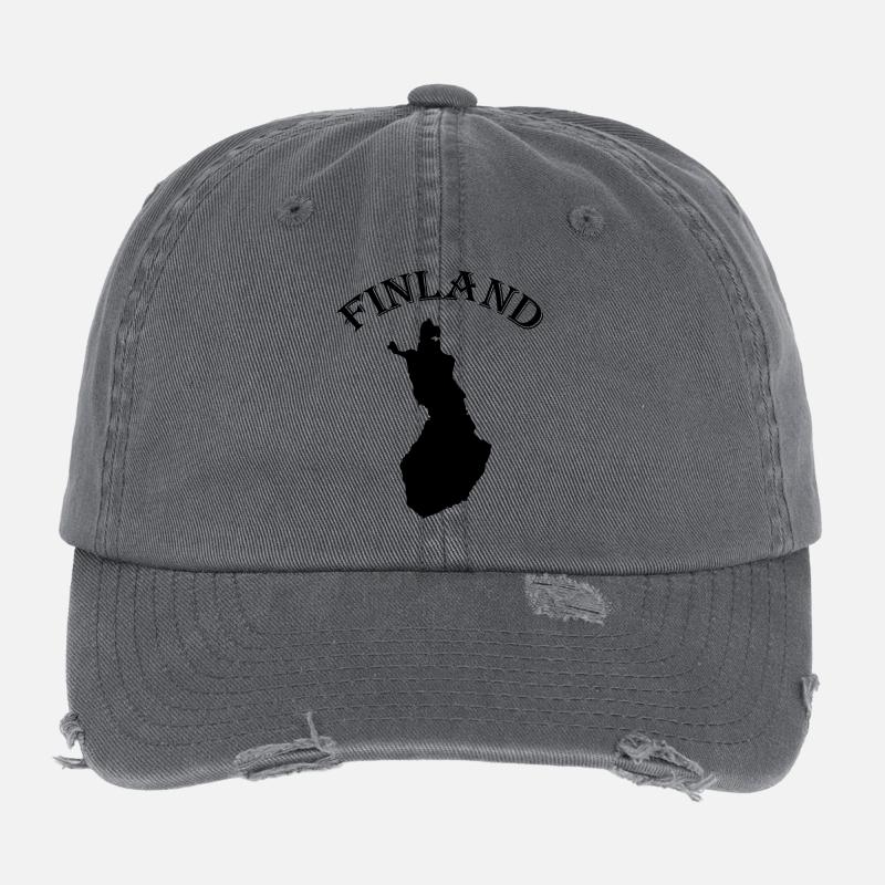 finland Flexfit Vintage Destroyed Cap