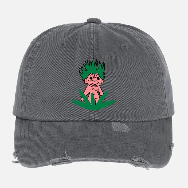 Troll Dich raus! Flexfit Vintage Destroyed Cap