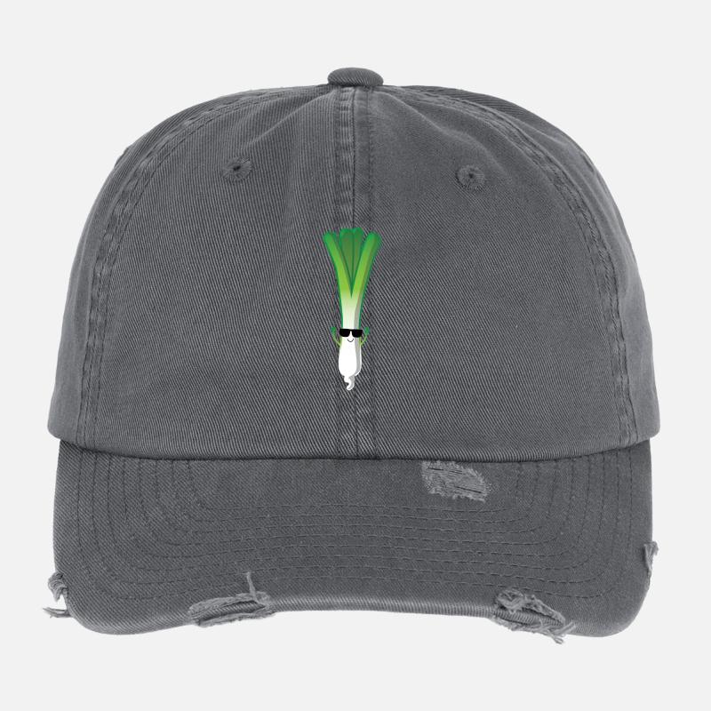 Lauch mit Sonnenbrille Flexfit Vintage Destroyed Cap
