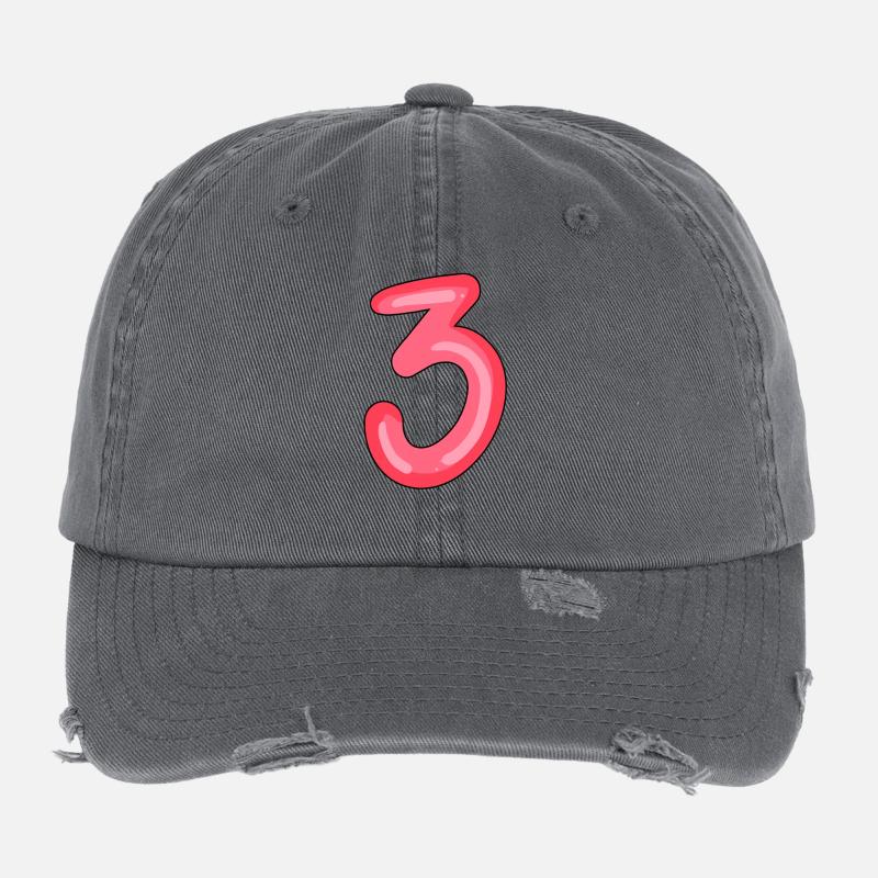 3 Casquette vintage effet usé Flexfit