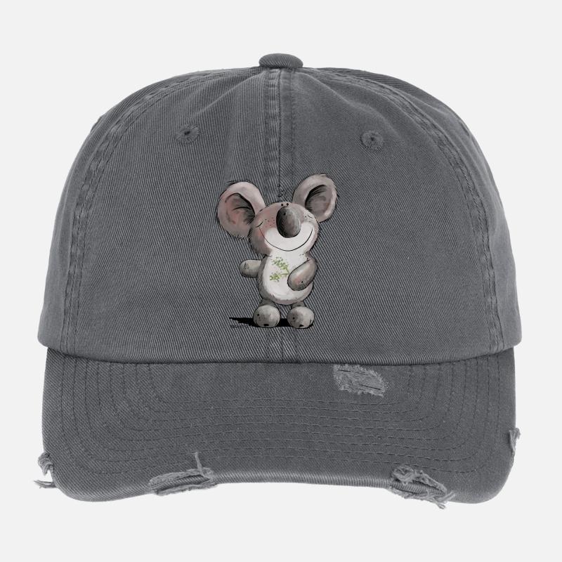 Drolliges Koala Bärchen Flexfit Vintage Destroyed Cap
