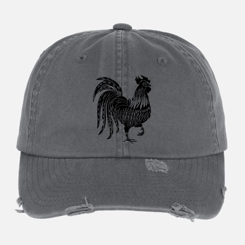 Hahnenschirm Flexfit Vintage Destroyed Cap
