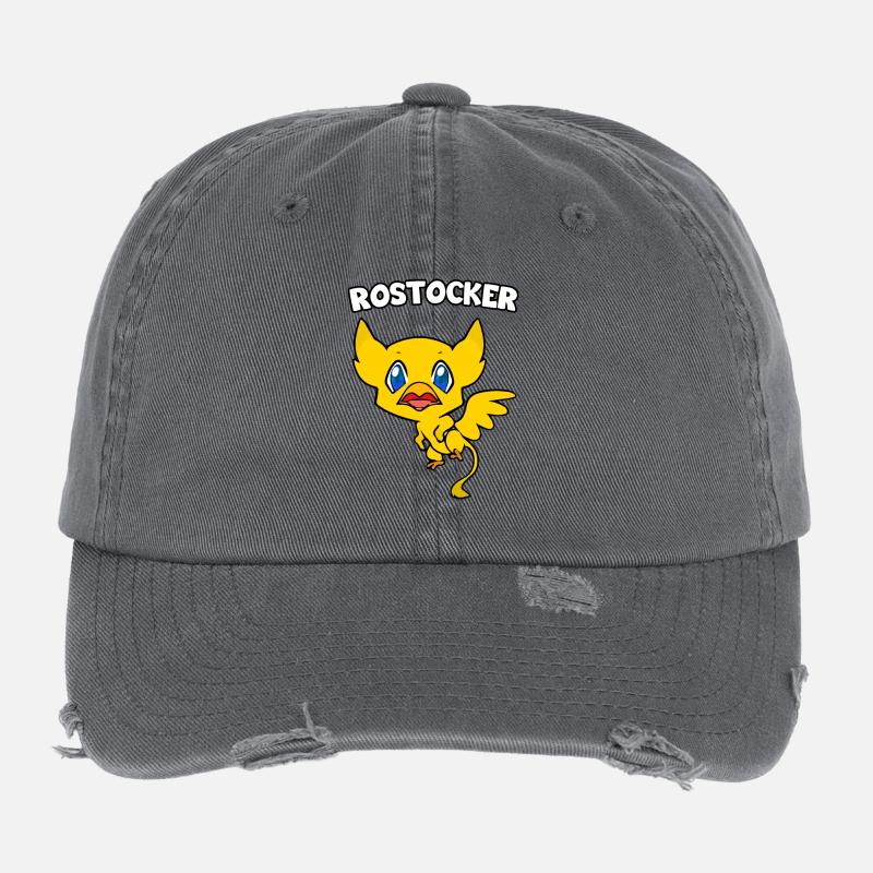 Rostocker Baby Greif Flexfit Vintage Destroyed Cap
