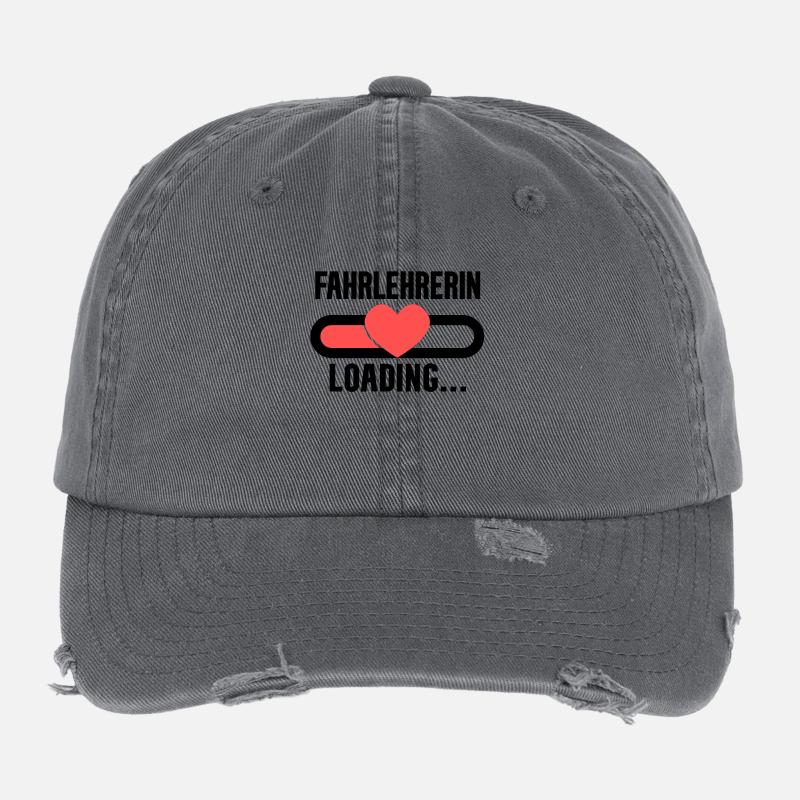 Fahrlehrerin Loading Flexfit Vintage Destroyed Cap