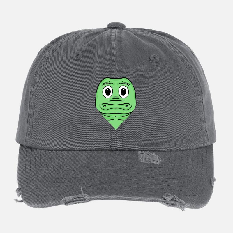 Crocodile Flexfit Vintage Destroyed Cap