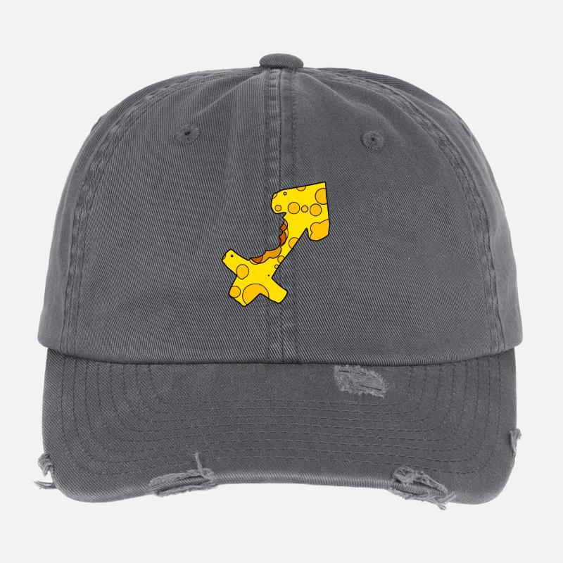 Zodiac sign Sagittarius Flexfit Vintage Destroyed Cap