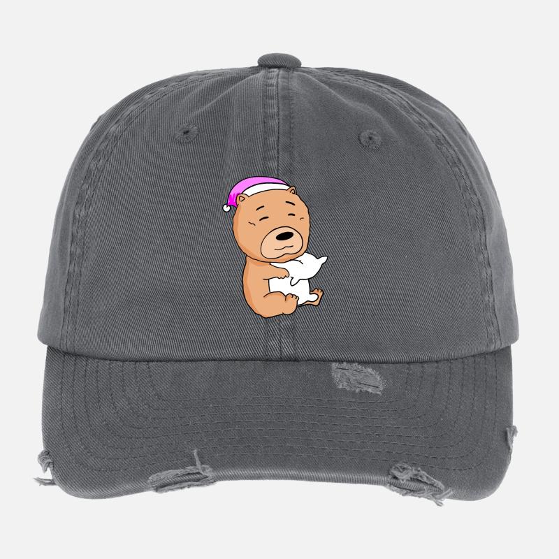 Dog dog breed Chow Chow Flexfit Vintage Destroyed Cap