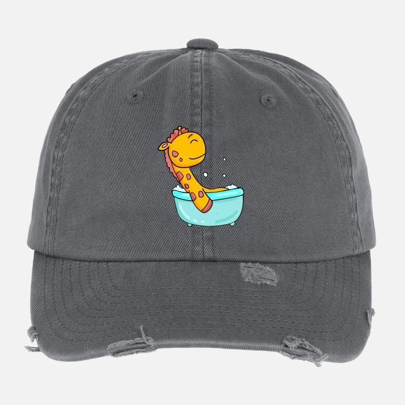 Girafe Casquette vintage effet usé Flexfit
