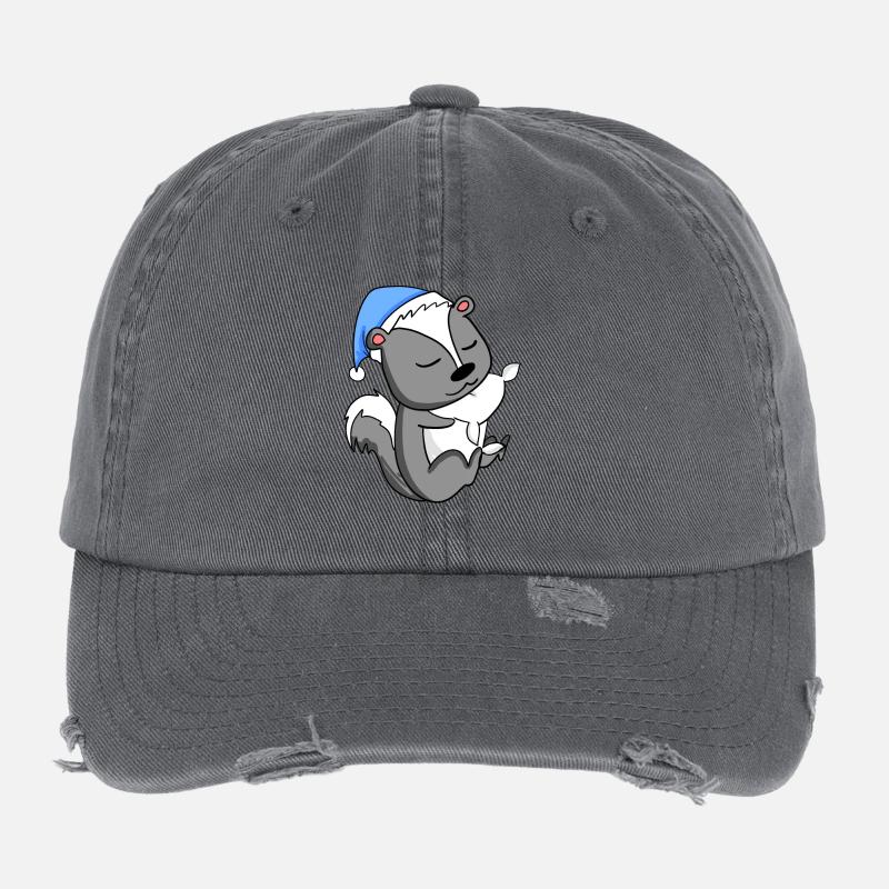 Skunk Flexfit Vintage Destroyed Cap