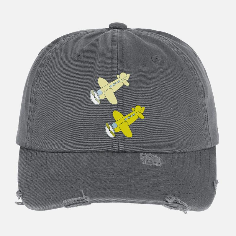 Airplane double Flexfit Vintage Destroyed Cap