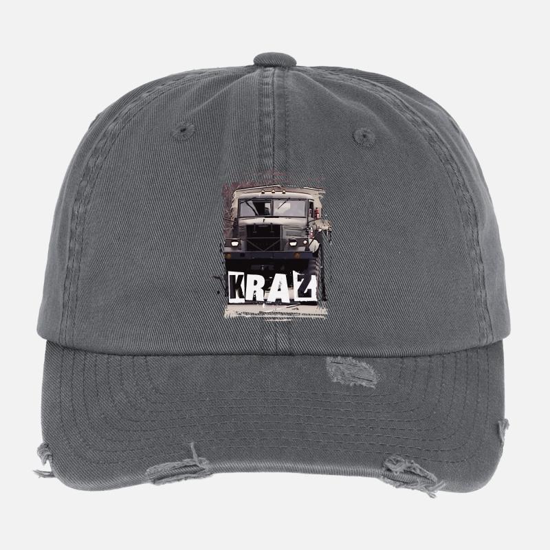 KRAZ Casquette vintage effet usé Flexfit