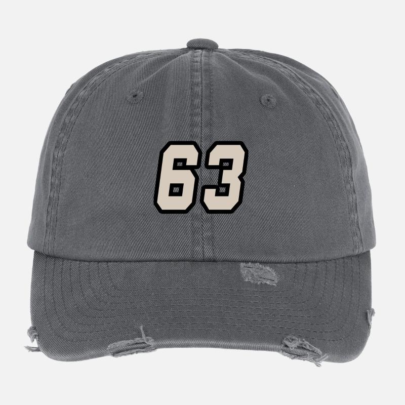 Nummer dreiundsechzig 63 Flexfit Vintage Destroyed Cap