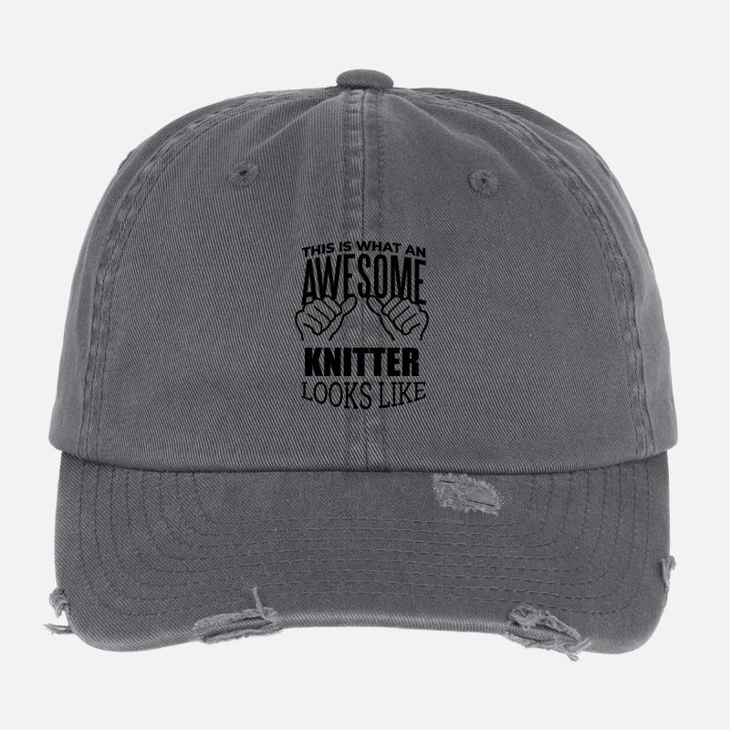 Knitting Flexfit Vintage Destroyed Cap