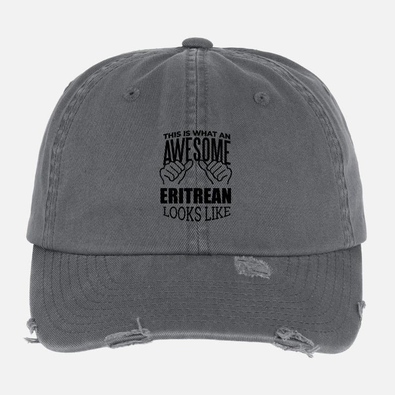 Érythrée Casquette vintage effet usé Flexfit