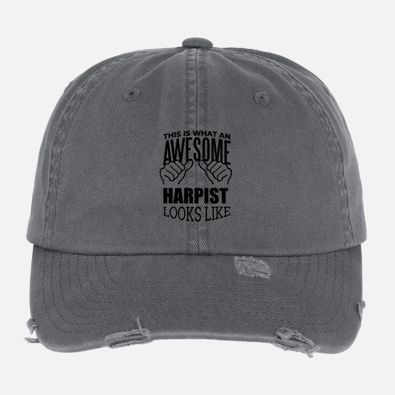 harpe Casquette vintage effet usé Flexfit