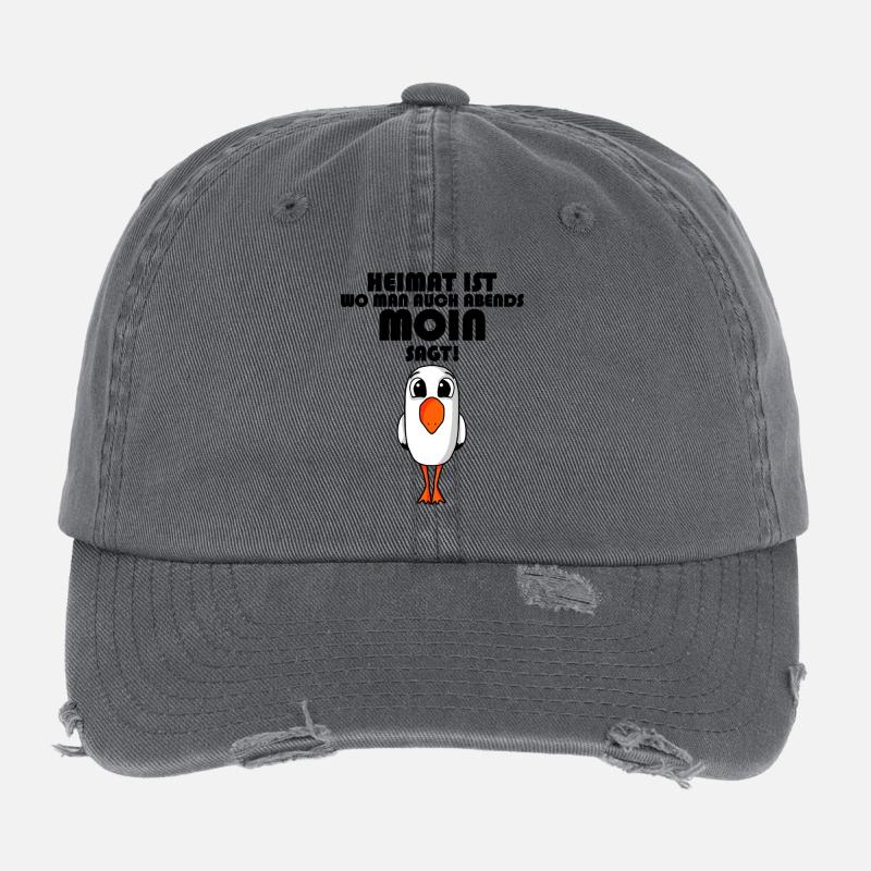 Sprüche Nordsee Flexfit Vintage Destroyed Cap