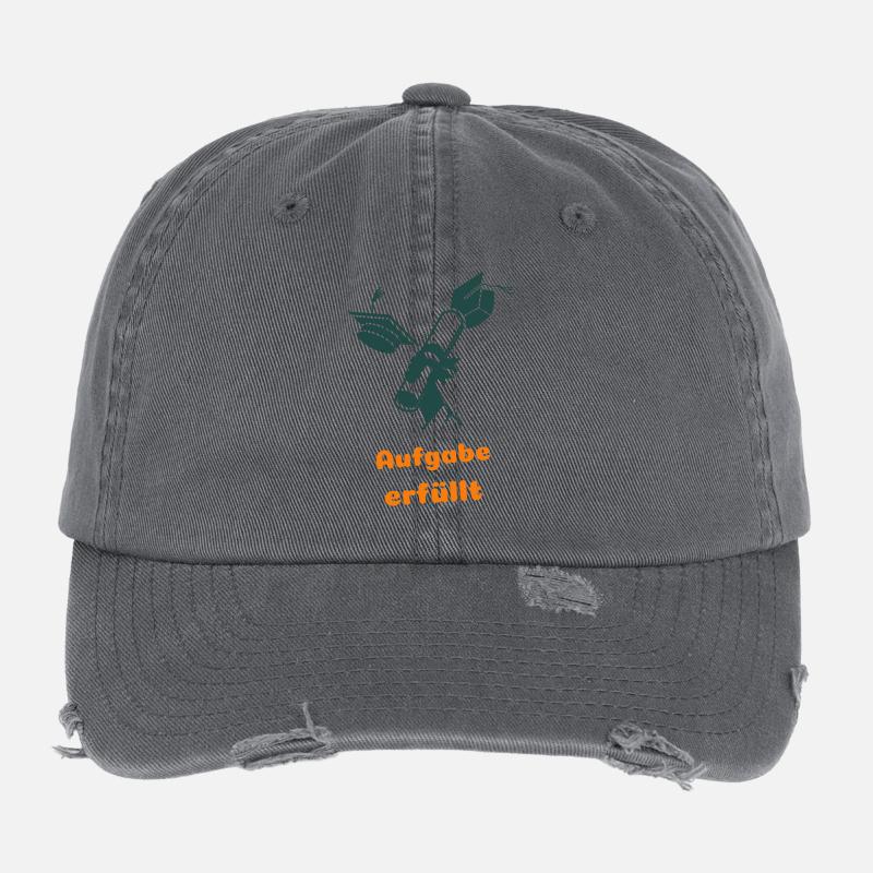 Tâche accomplie Casquette vintage effet usé Flexfit