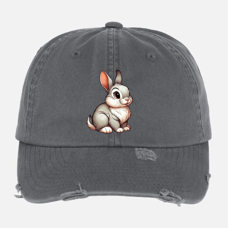 Rabbit Flexfit Vintage Destroyed Cap