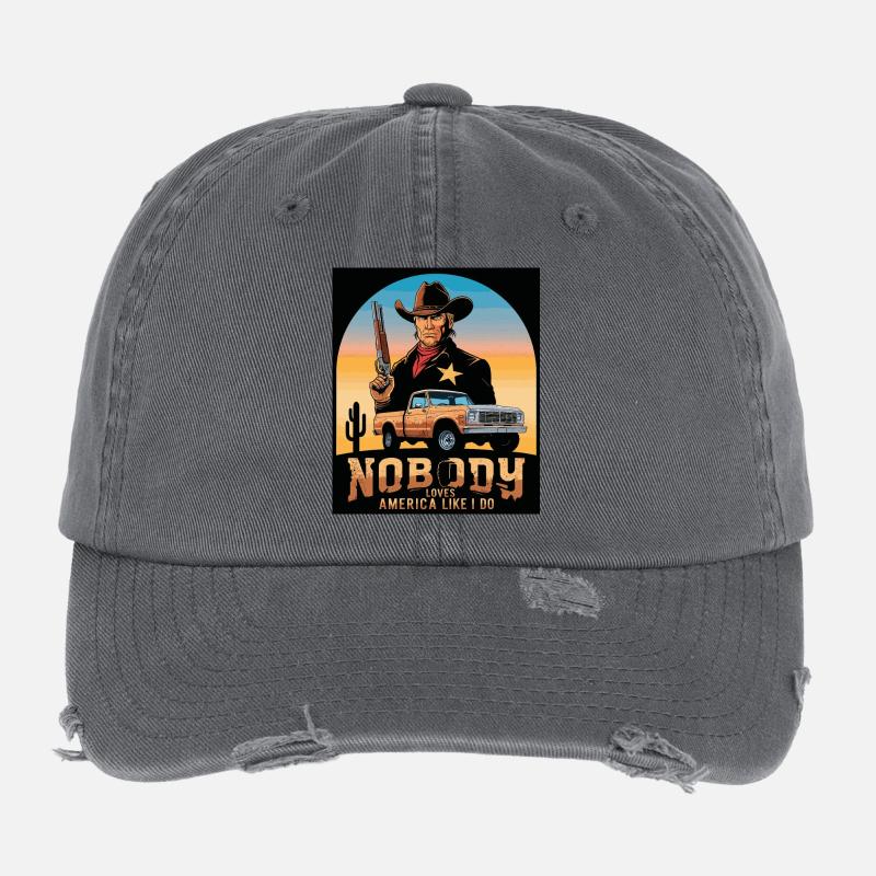 Texas Sheriff Flexfit Vintage Destroyed Cap