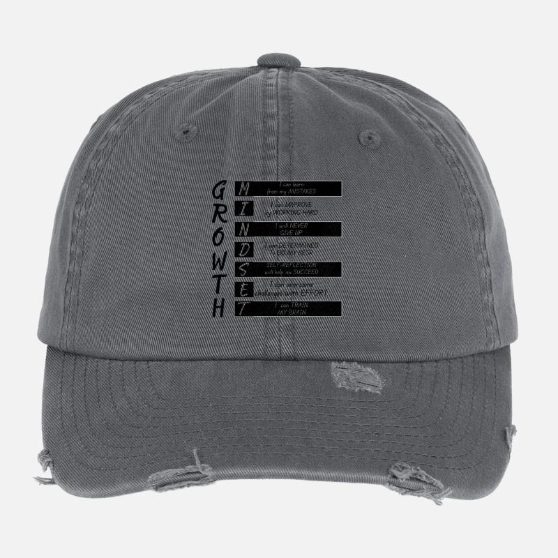 GROWTH MINDEST Flexfit Vintage Destroyed Cap
