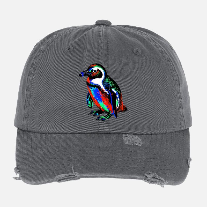 Pinguin Flexfit Vintage Destroyed Cap