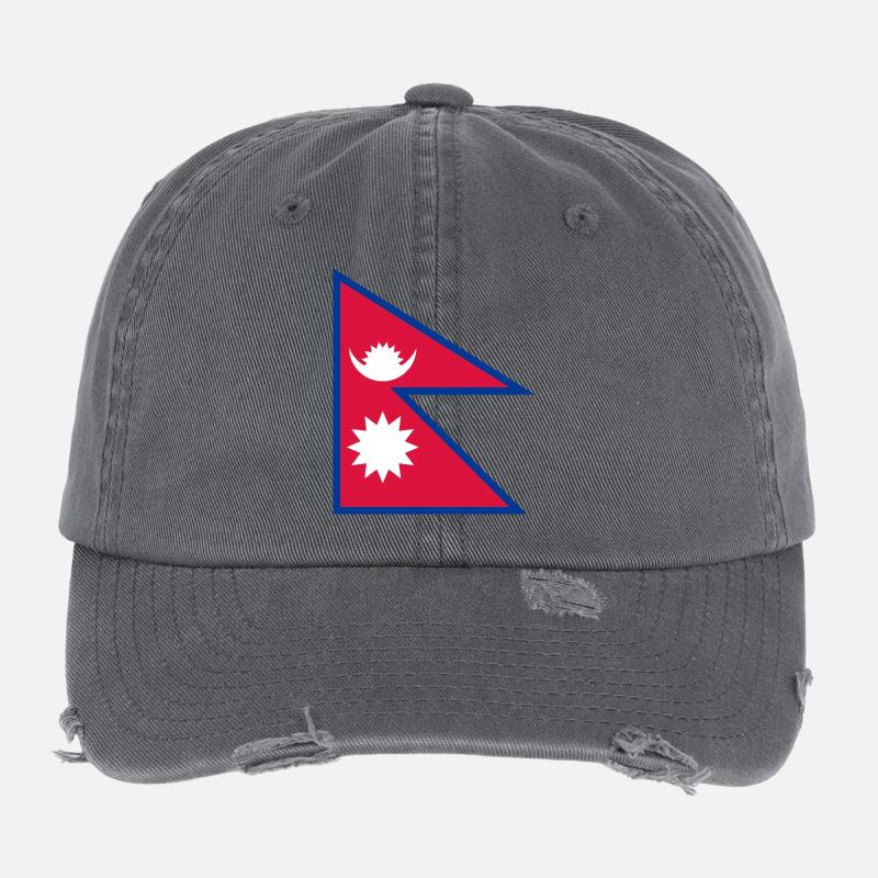 Nepal Flexfit Vintage Destroyed Cap
