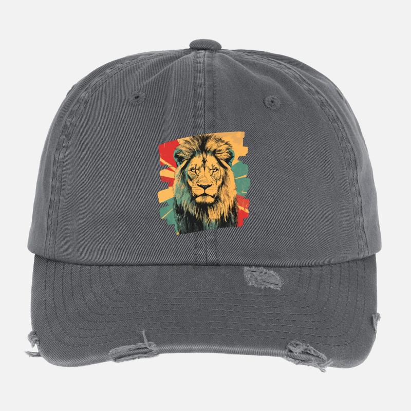 Leo Rétro Casquette vintage effet usé Flexfit
