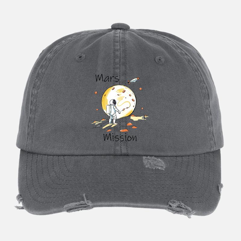 Mars Mission Flexfit Vintage Destroyed Cap
