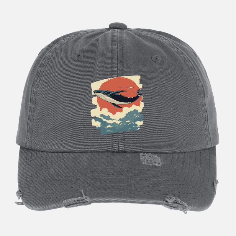 Wal Retro Flexfit Vintage Destroyed Cap