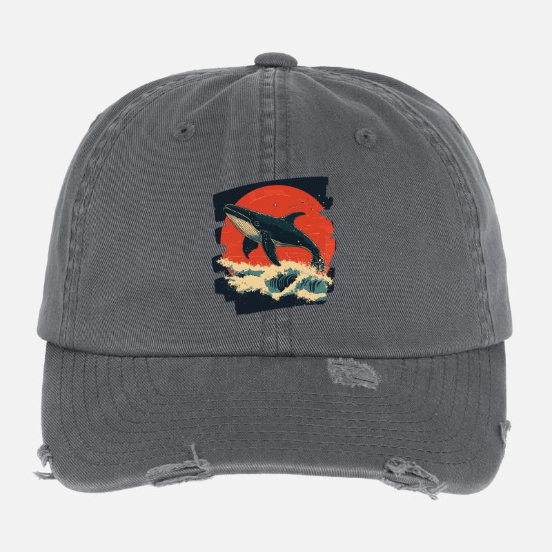 Wal Retro Flexfit Vintage Destroyed Cap