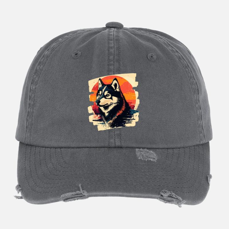 Husky Flexfit Vintage Destroyed Cap
