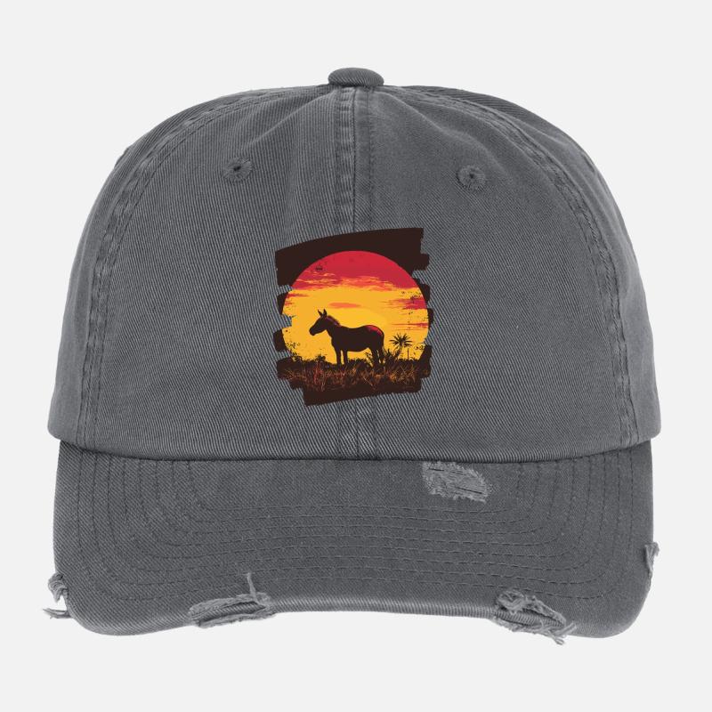 Âne Casquette vintage effet usé Flexfit