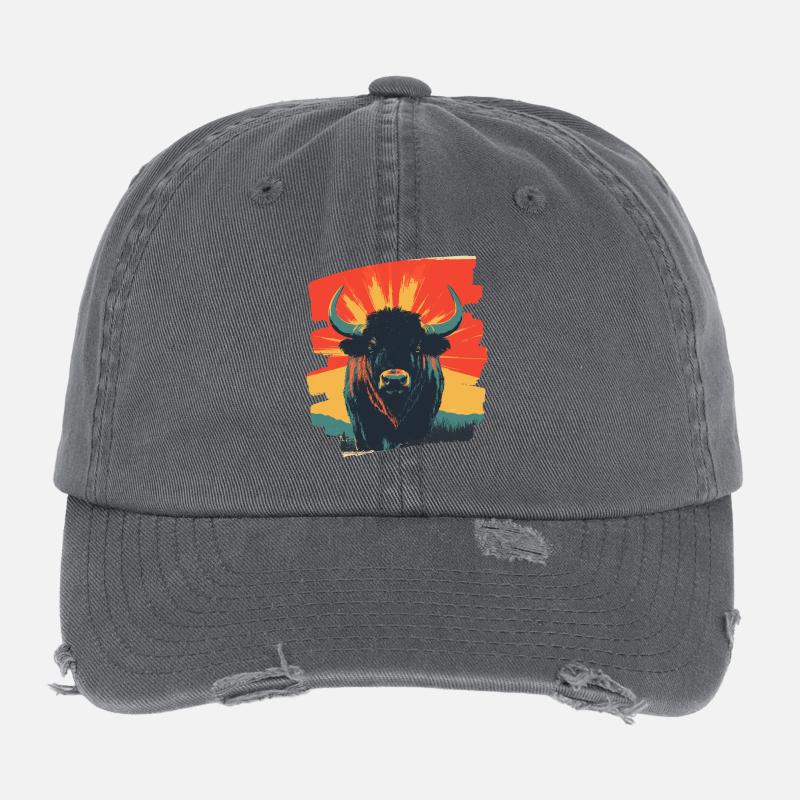 Buffalo Flexfit Vintage Destroyed Cap
