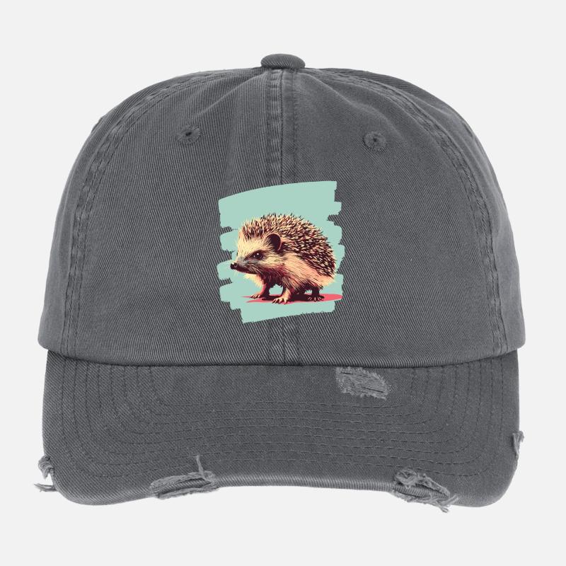 Hérisson Casquette vintage effet usé Flexfit