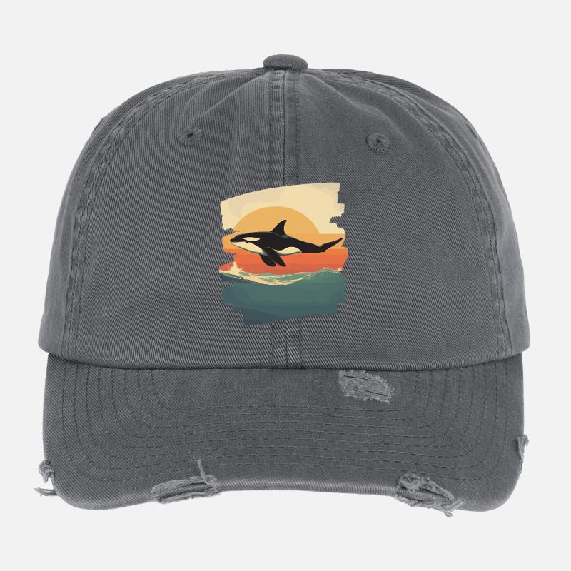 Orca Flexfit Vintage Destroyed Cap