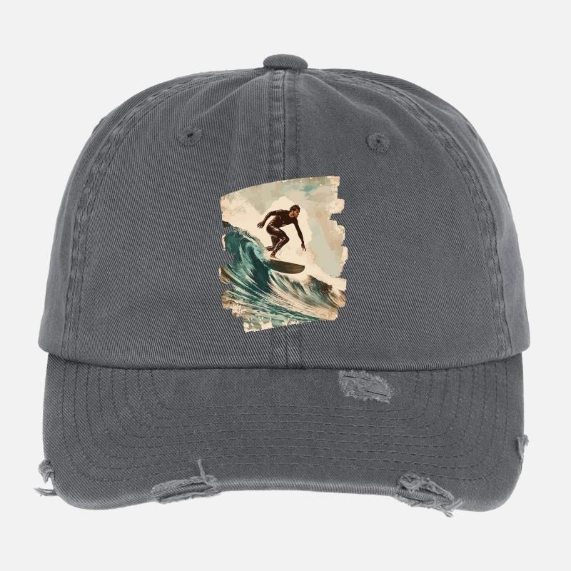 Surfer Flexfit Vintage Destroyed Cap