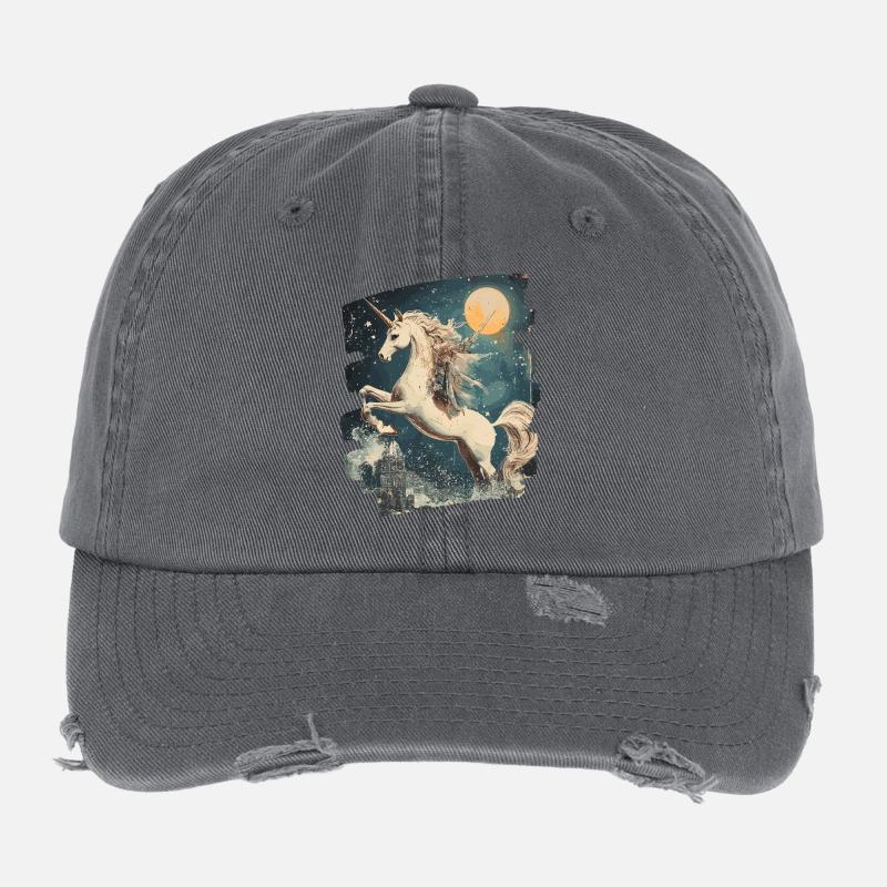 Unicorn Flexfit Vintage Destroyed Cap