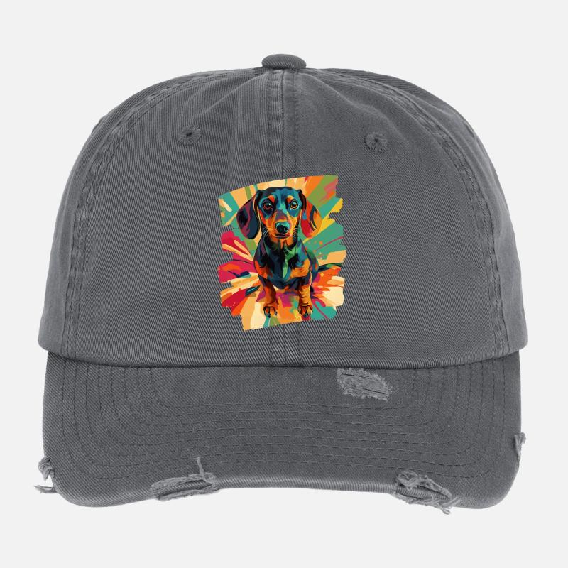 Dackel Flexfit Vintage Destroyed Cap