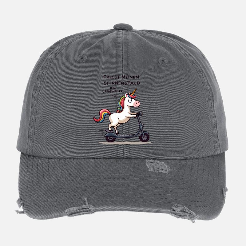 Roller-Einhorn Flexfit Vintage Destroyed Cap