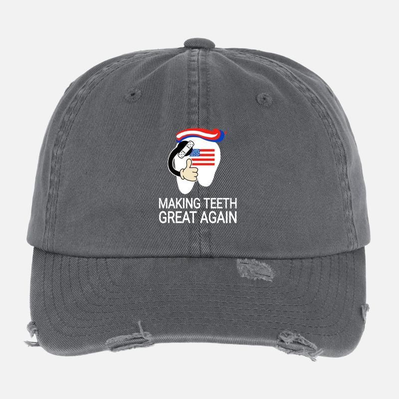 Zahnarzthelferinnen Flexfit Vintage Destroyed Cap