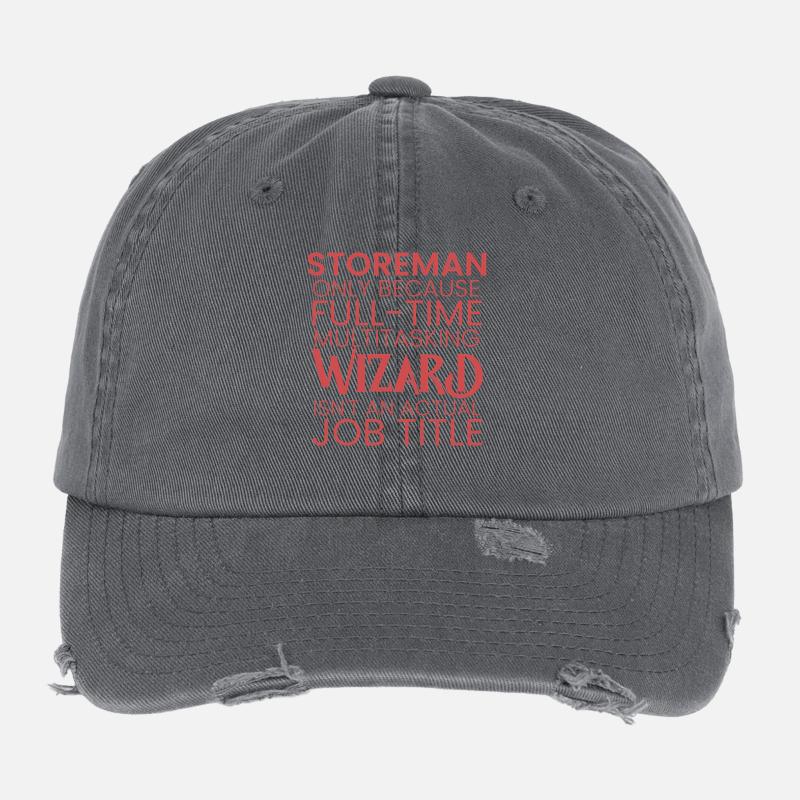Storeman multitasking Wizard Flexfit Vintage Destroyed Cap