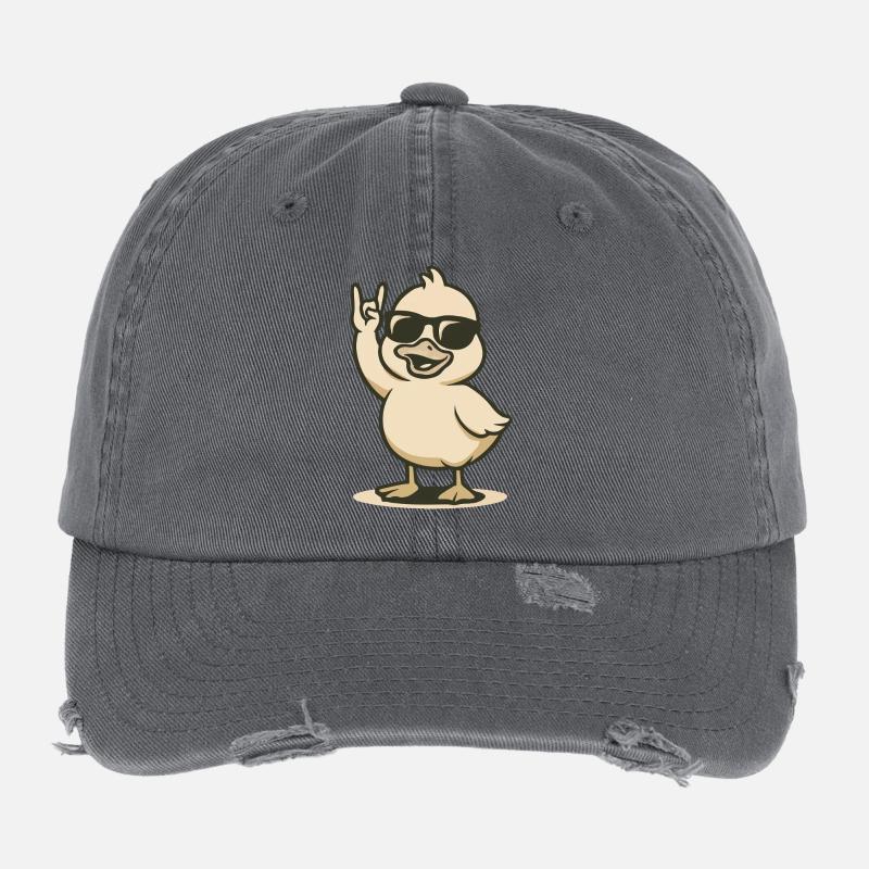 Duck'n'Roll Flexfit Vintage Destroyed Cap